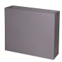 Blumentopf ERVOK aus Kunststoff, outdoor, grau, 80x25x70cm