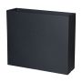 Blumentopf ERVOK aus Kunststoff, outdoor, schwarz, 80x25x70cm