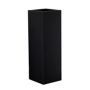 Blumentopf LYRAN aus Kunststoff, outdoor, schwarz, 30x30x90cm
