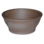 Terrakotta Blumenschale MARZANO, patiniert, outdoor, braun, 11,5cm, Ø23cm