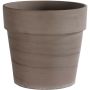 Blumentopf SILMAR aus Terrakotta, outdoor, Maserung, braun, 50cm, Ø60cm
