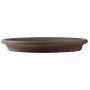Runder Blumentopfuntersetzer MUVENS aus Terrakotta, outdoor, braun, 2,7cm, Ø20cm