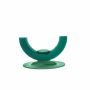 OASIS® Nasssteckschaum mit Urnenstellfläche, Trauerfloristik, Bioline Holzunterlage, Holzständer, grün, 8cm, Ø30cm
