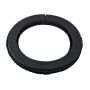 OASIS® Black Ideal Nasssteckmasse Kranz, Biolit Altpapier Schale, schwarz, 6cm, Ø51cm