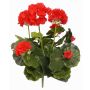 Kunstblume Geranie MIA auf Steckstab, rot, 35cm, Ø6-9cm