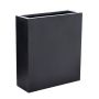 Blumenkasten CHANKY aus Fiberstone, outdoor, schwarz, 100x30x80cm