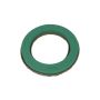 OASIS® Nasssteckschaum Kranz, Biolit Altpapier Schale, grün, 6cm, Ø50cm