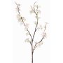 Künstlicher Apfelblütenzweig LOUISA mit Blüten, creme-weiß, 80cm, Ø3-4cm