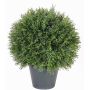 Kugelzypresse künstlich SIMONA, im Übertopf, grün, 40cm, Ø30cm