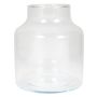 Glas Tisch Vase SIARA, klar, 20cm, Ø16,8cm