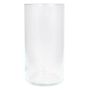 Blumen Zylinder Vase SANYA OCEAN aus Glas, transparent, 25cm, Ø12,5cm