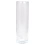 Blumen Zylinder Vase SANYA OCEAN aus Glas, klar, 26cm, Ø8,5cm