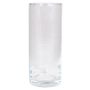 Blumen Zylinder Vase SANYA OCEAN aus Glas, klar, 20cm, Ø8,5cm