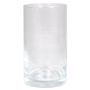 Blumen Zylinder Vase SANYA OCEAN aus Glas, klar, 15cm, Ø8,5cm