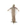 Halloween Dekoration Gruselige Mumie KRAUTWURM, Bewegungs- Soundfunktion, LEDs, beige, 50x10x165cm