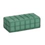 OASIS® Nasssteckschaum Ziegel mit Rundumgitter, grün, 23x11x8cm