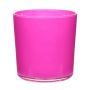 Blumentopf NECHAMA, Glas, pink, 13cm, Ø12,7cm