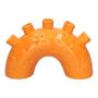 Dolomit Vase Regenbogen RHIANNON mit 5 Öffnungen, orange, 24x8,5x15,3cm