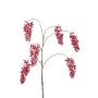 Künstlicher Wisteria Zweig RAPALLO mit Blüten, fuchsia, 100cm, Ø9cm