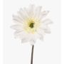 Künstliche Gerbera FRALWE, Eco Collection, weiß, 65cm, Ø13cm