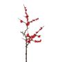 Kunstzweig Ilex MARTEL mit Beeren, rot, 55cm