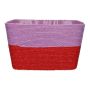 Blumenkorb NERIONKO DUO, lila-rot, 18,5x18,5x10cm