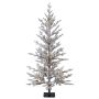 Kunstbaum Tanne LILLESAND SPEED DELUXE, beschneit, LEDs, 120cm, Ø60cm
