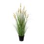 Fake Gras Lampenputzergras VELZA mit Rispen, gelb, 80cm