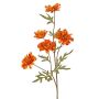 Dekozweig Chrysantheme PRUDENCE, Eco Collection, orange-gelb, 75cm, Ø5-6,5cm
