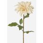 Dahlie künstlich PHILLIPPA, Eco Collection, creme-gelb, 65cm, Ø15cm