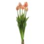Künstlicher Tulpenstrauß Mix LONA, pfirsich-orange, 45cm, Ø20cm