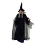 Halloween Dekoration Hexe FERDERRA mit Bewegungs- Soundfunktion, LEDs, 175cm
