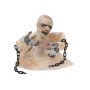 Halloween Dekoration Mumie DIMARUS mit Ketten, Bewegungs- Soundfunktion, LEDs, 40cm