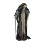 Halloween Dekoration Hexe MECHTHILD mit Stock, Sound- Bewegungsfunktion, LEDs, 160cm