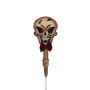Halloween Dekoration Totenkopf Bodenstecker LUMPY, LEDs, 87cm