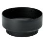 Kerzenhalter Stumpenkerze FLORIDUS aus Metall, für Kerzen bis Ø5cm schwarz, 3cm, Ø6,2cm