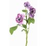 Dekozweig Stiefmütterchen SIANIE, violett-blau-weiß, 35cm, Ø5-6,5cm