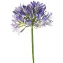 Künstliche Agapanthus Blume KAFENA, blau-lila, 90cm, Ø20cm