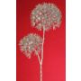 Bärenklau Zweig künstlich OTRIS, silber, 95cm, Ø15-20cm