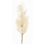 Deko Zweig Perückenstrauch RADERAS mit Blüten, creme, 70cm, Ø10cm