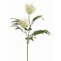 Kunstpflanzen Zweig Silbereiche VULKINTA mit Blüten, weiß-grün, 75cm, Ø9-11cm