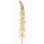 Samt Steppenkerze künstlich UCHANA, creme-gold, 110cm, Ø7cm