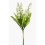 Kunstblumen Maiglöckchen Bund LEGOL, weiß, 35cm