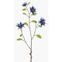 Dekozweig Waldrebe RUHNA, blau, 75cm