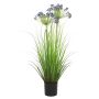 Kunstgras Agapanthus BIBIANKA, blau, 80cm
