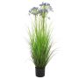 Kunstgras Agapanthus BIBIANKA, blau, 110cm