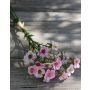 Künstlicher Wachsblumen Bund HEKLA, rosa-gelb, 30cm, Ø2-2,5cm