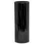 Blumenvase Zylinder SANSA OCEAN, schwarz, 40cm, Ø15cm
