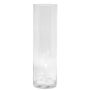 Glas Vase, transparent, 35cm, Ø10cm