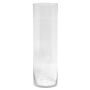 Blumenvase Zylinder SANSA OCEAN, klar, 50cm, Ø15cm